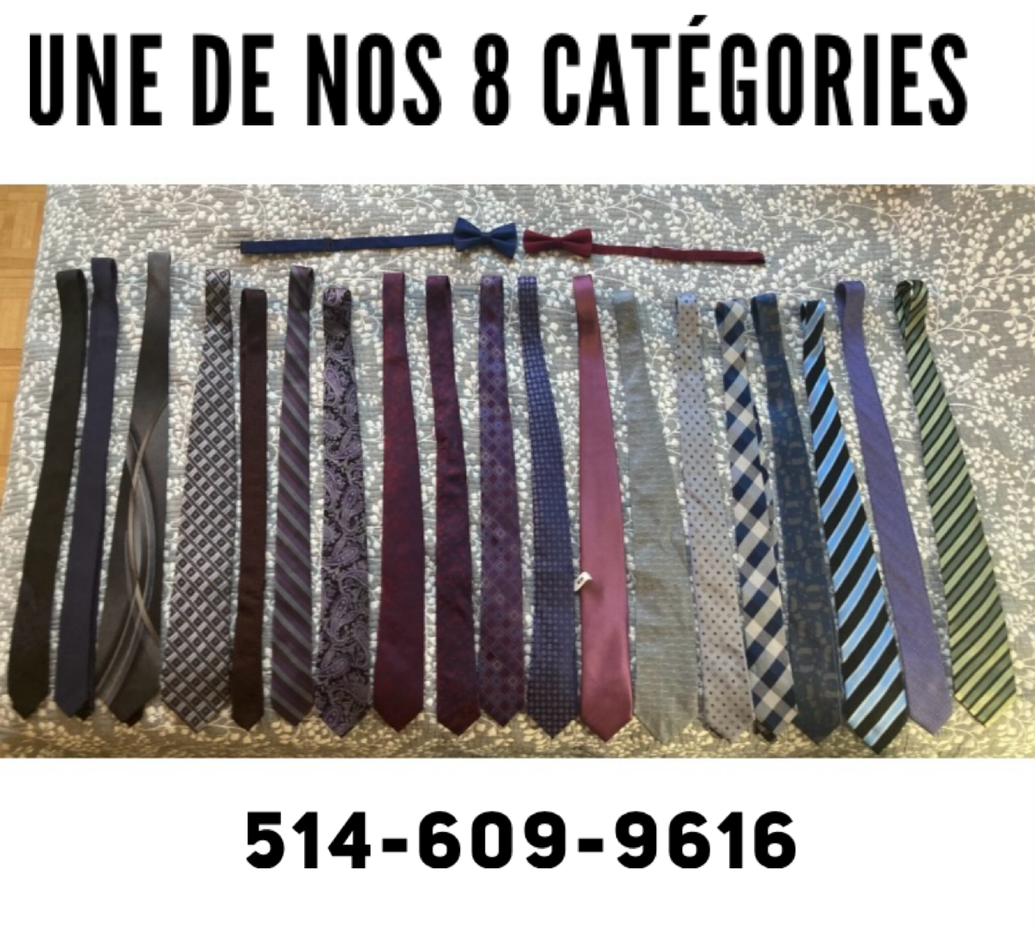 Cravates � vendre